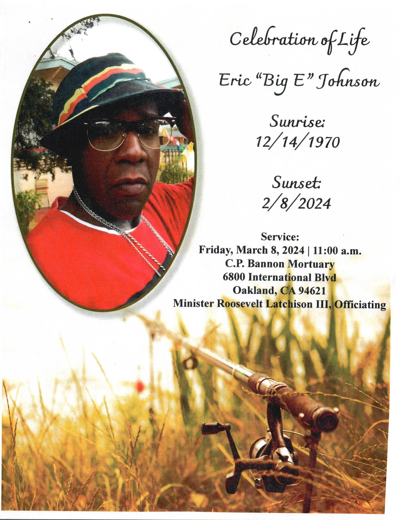 Obituary of Eric Eugene Johnson
