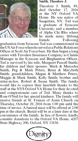 Obituary of Theodore J. Smith