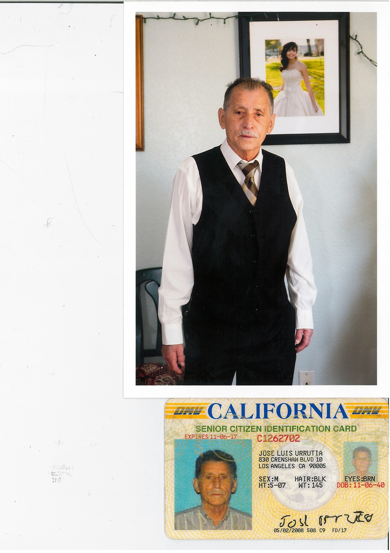 Obituary of Jose Luis Urrutia