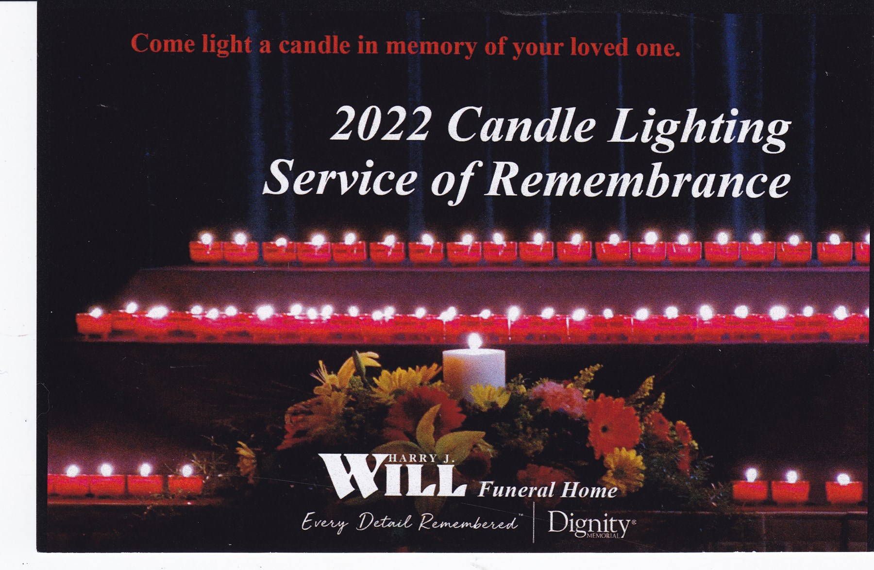 2022 Candle Lighting Service of Remembrance Obituary Wayne, MI