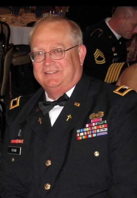 Avis de décès de Chaplain (Colonel) James “Jack” Ryan, Jr. US Army (Retired)