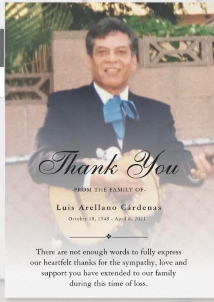 Obituary of Jose Luis Arellano