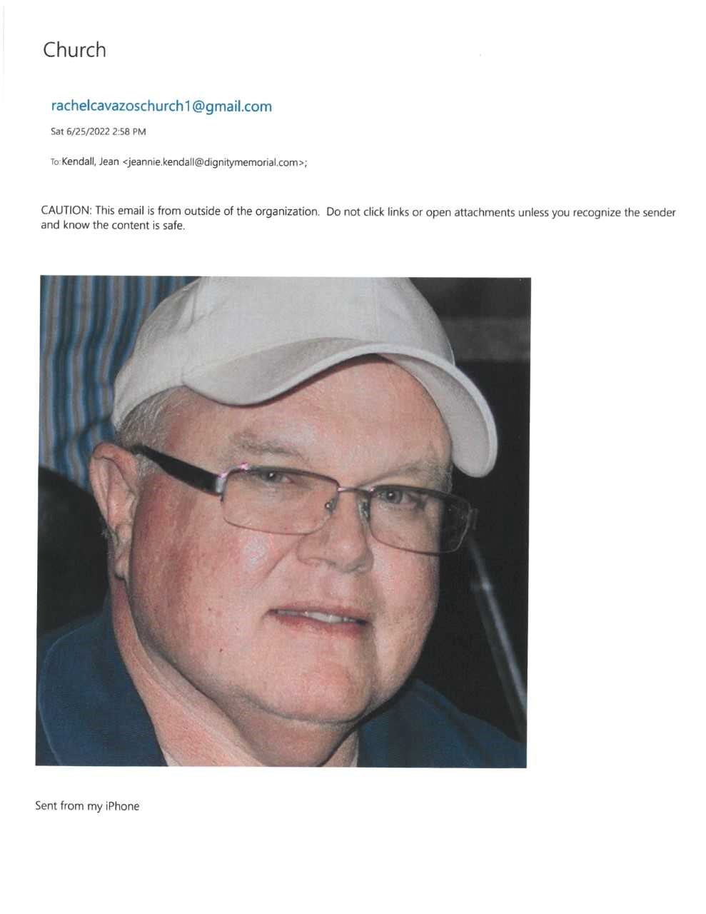 Obituary of Edward Michael Church