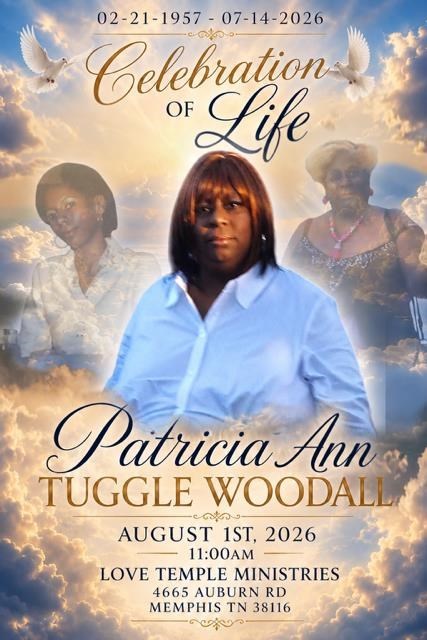Obituary of Patricia Ann Tuggle-Woodall