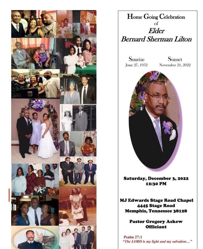 Obituary of Elder Bernard Sherman Lilton