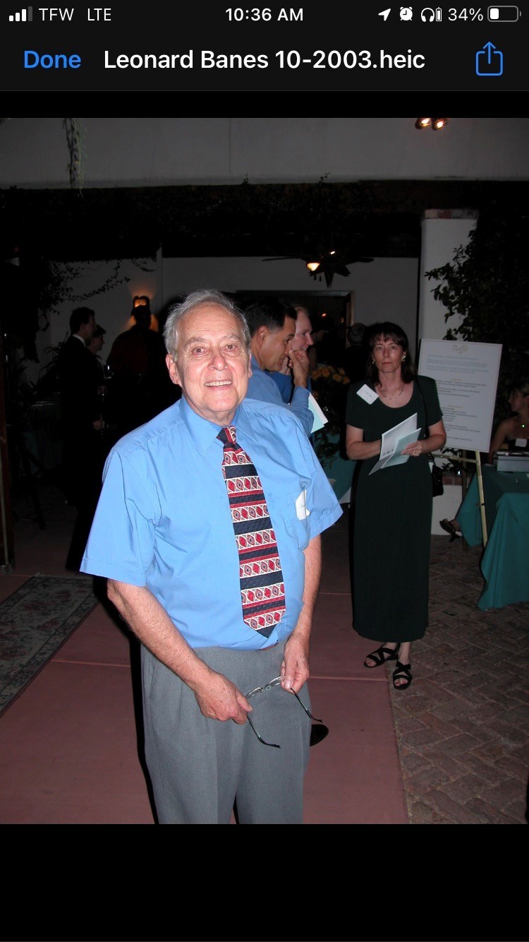 Obituary of Leonard Banes