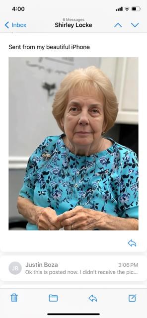 Obituary of Shirley Locke