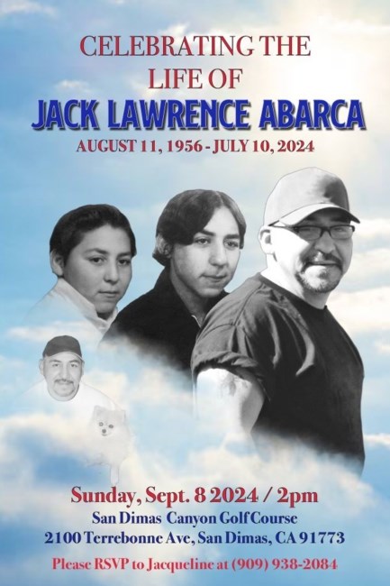 Obituario de Jack Lawrence Abarca