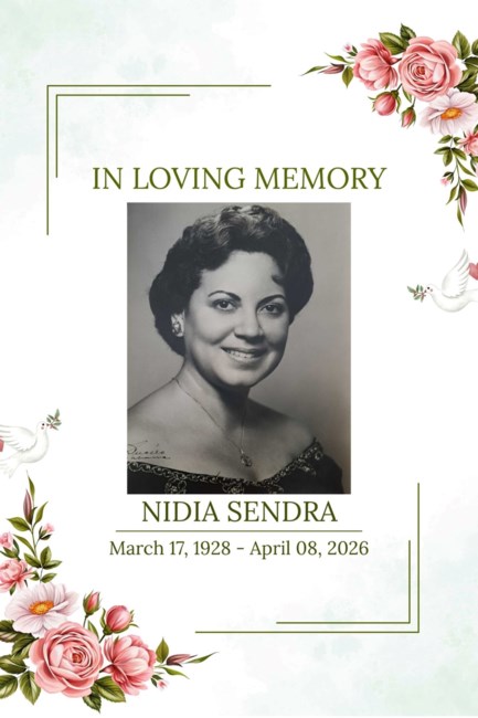 Obituary of Nidia G. Sendra