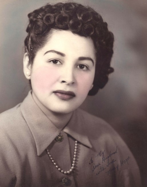 Obituary of Mary Hope Rivas
