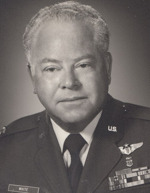 Avis de décès de Col. Melvin J. White USAF, (RET).