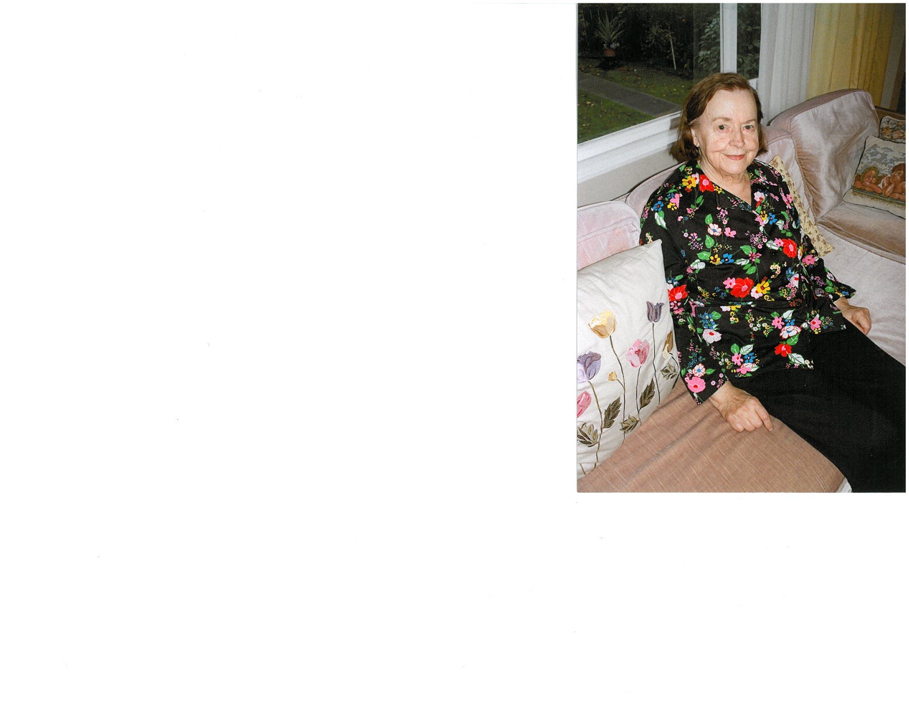 Obituary of Maria Bestler