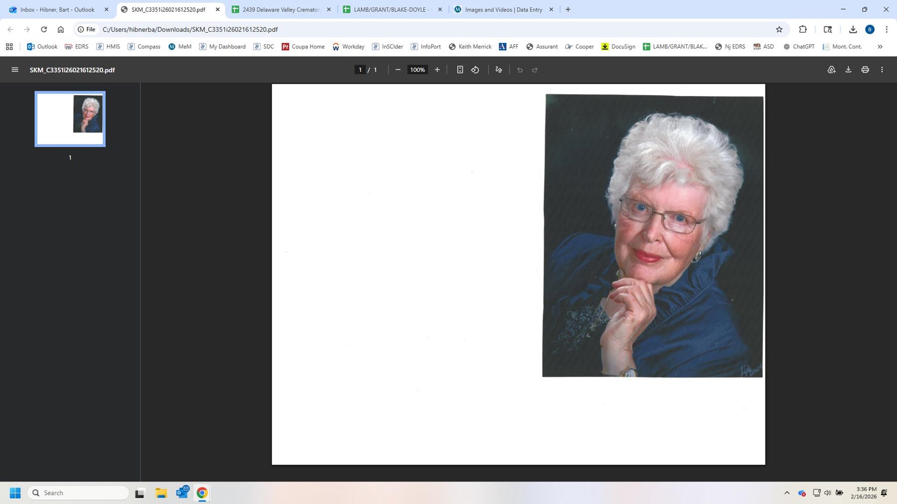 Obituary of Priscilla N. Colby