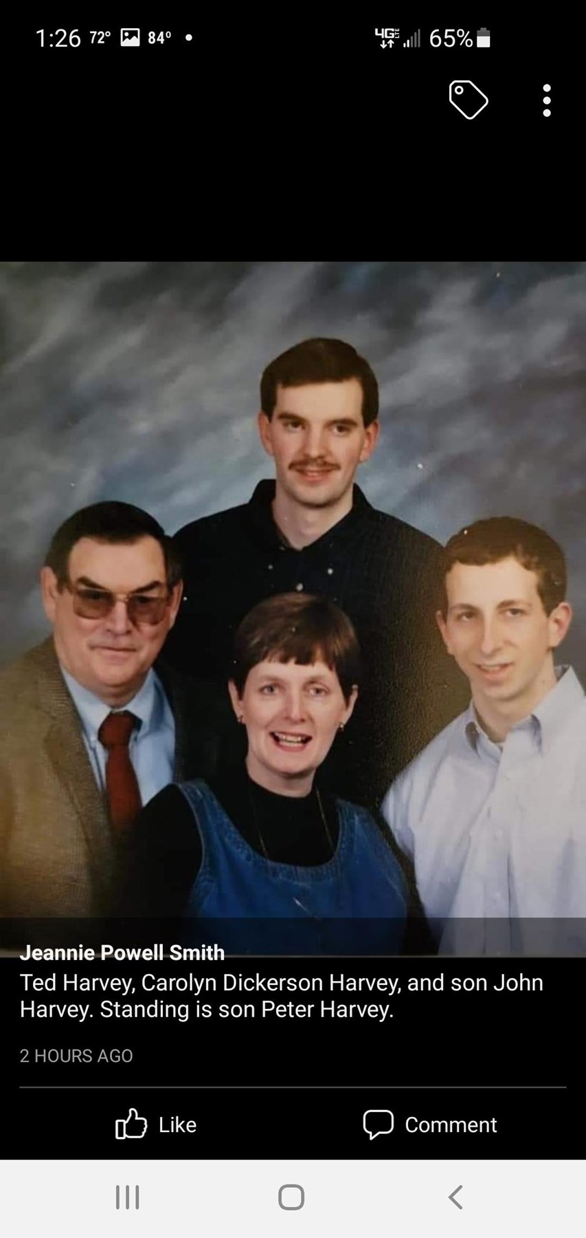 Obituary of Carolyn Dickerson Harvey