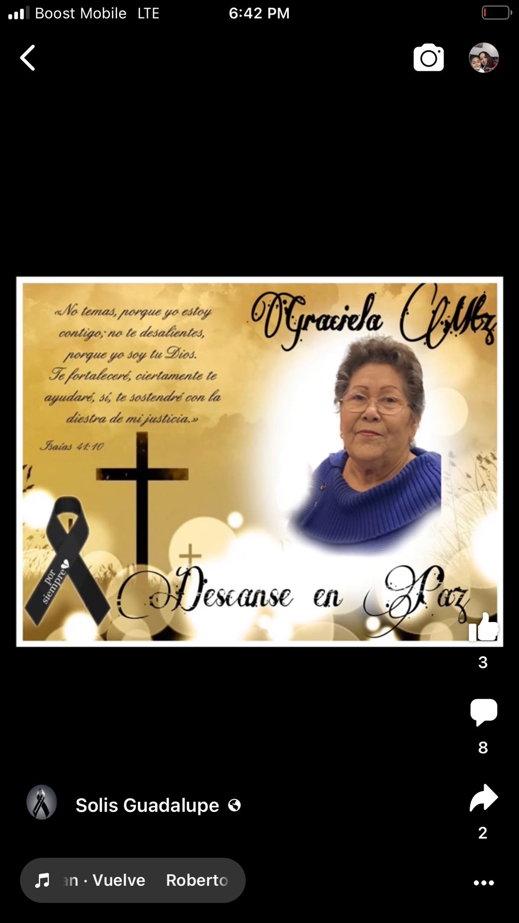 Obituary of Gracie Martinez