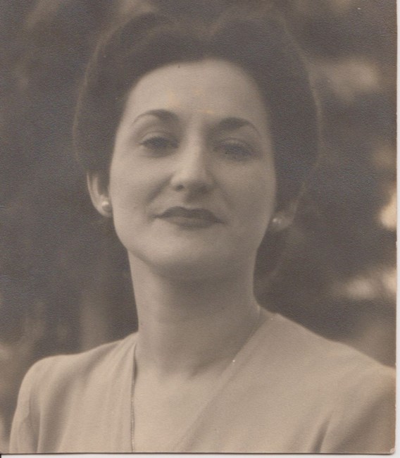 Obituary of Mrs. Virginia Navarro Beck.