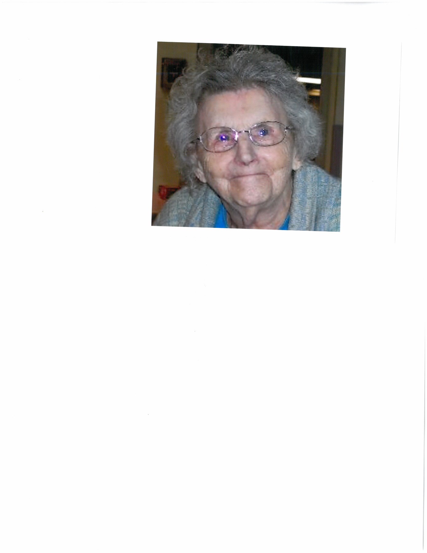 Obituary of Mrs. Jean Fiedler