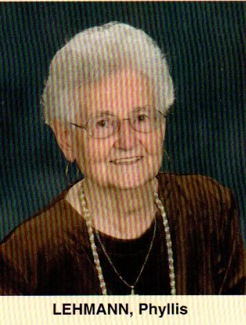 Obituary of Phyllis Muriel Lehmann