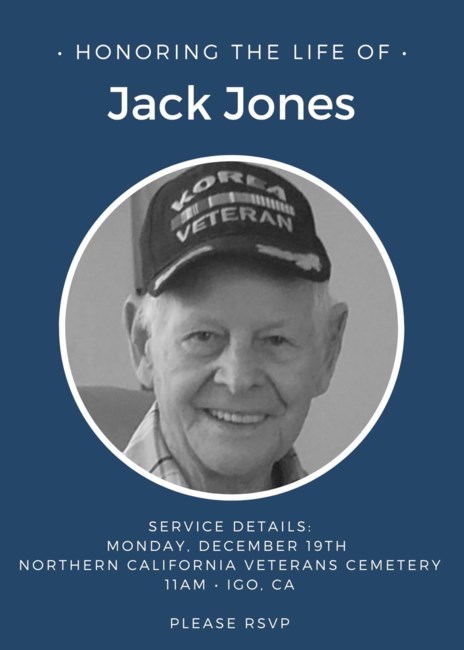 Obituario de Jack Woodland Jones