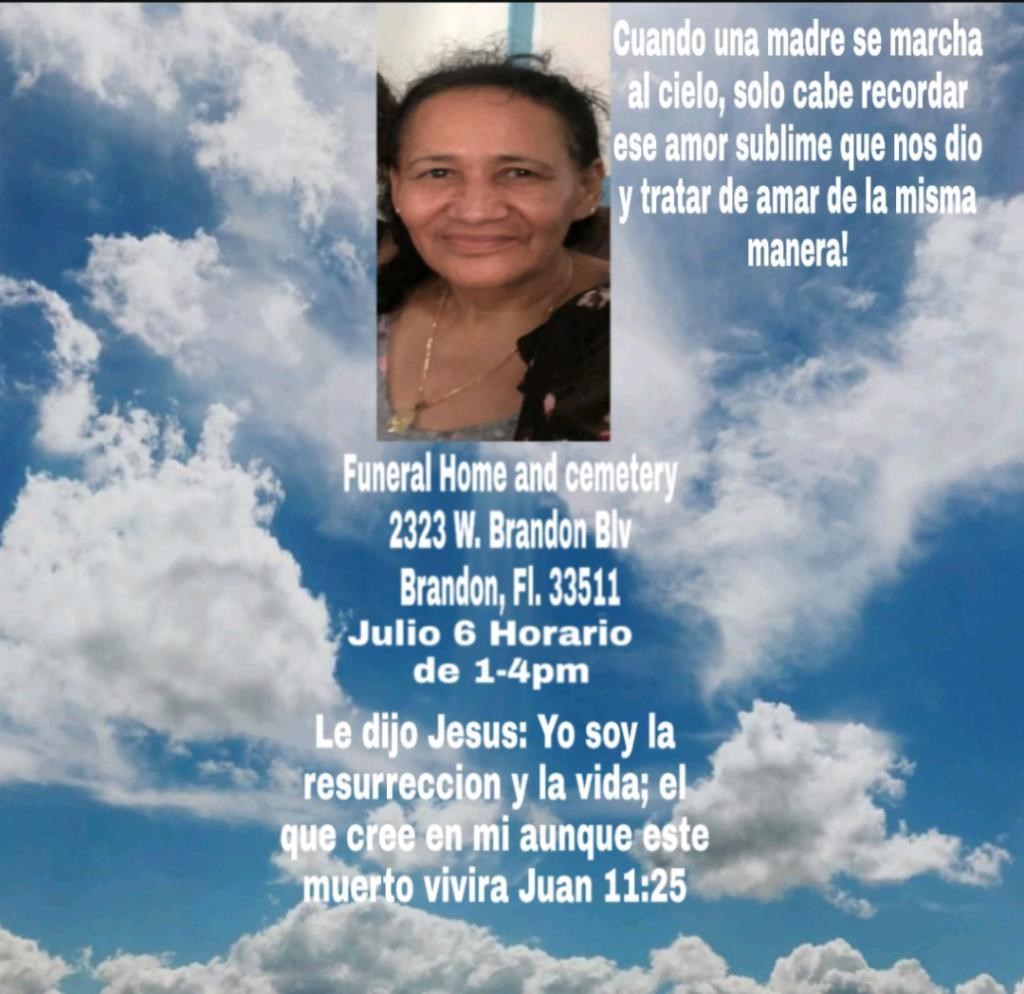 Obituary of Maria Elena Manzo