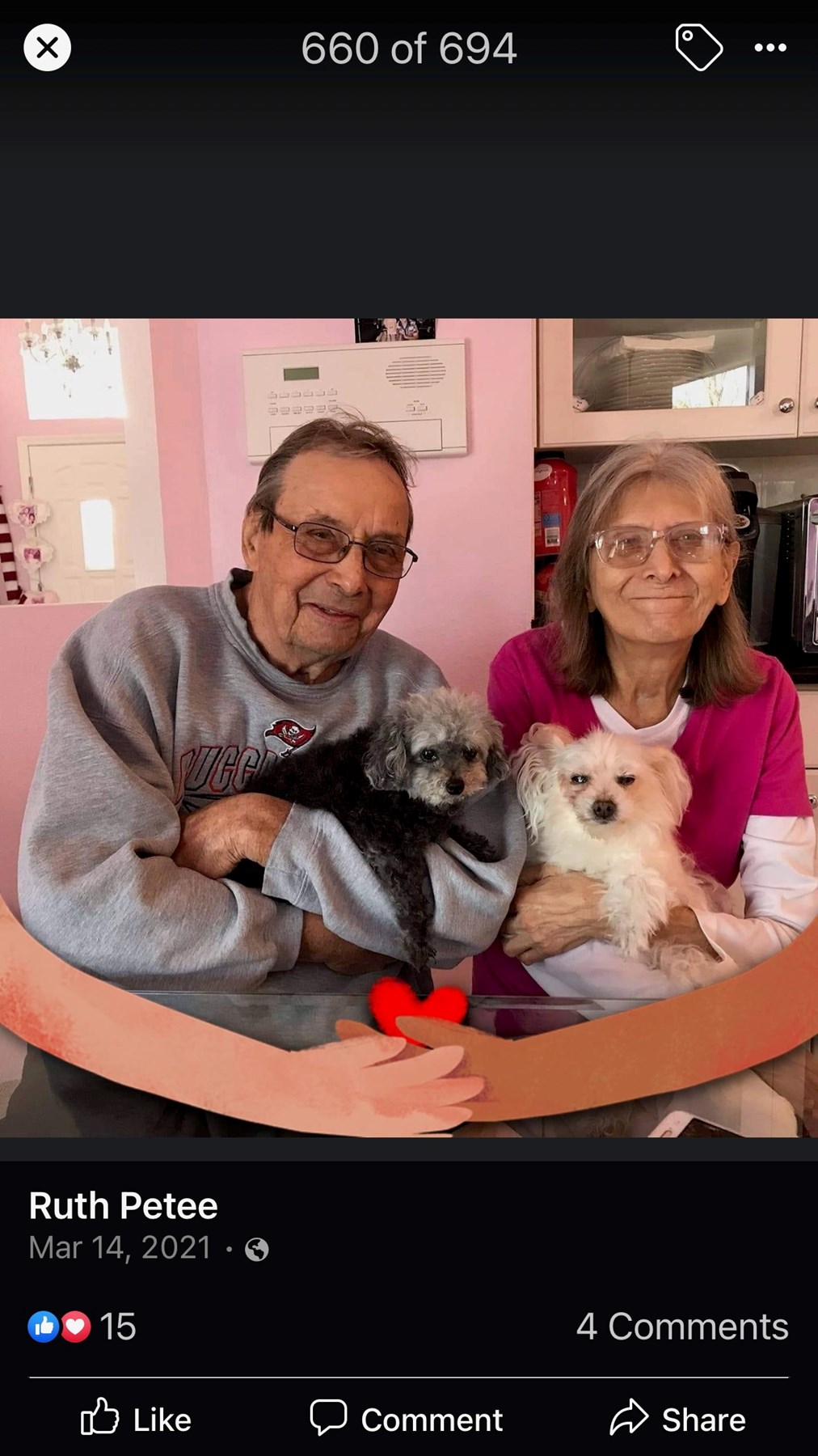 Avis de décès de Richard Earl Petee