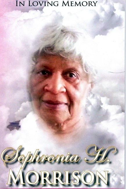 Obituary of Sophronia Howard Morrison