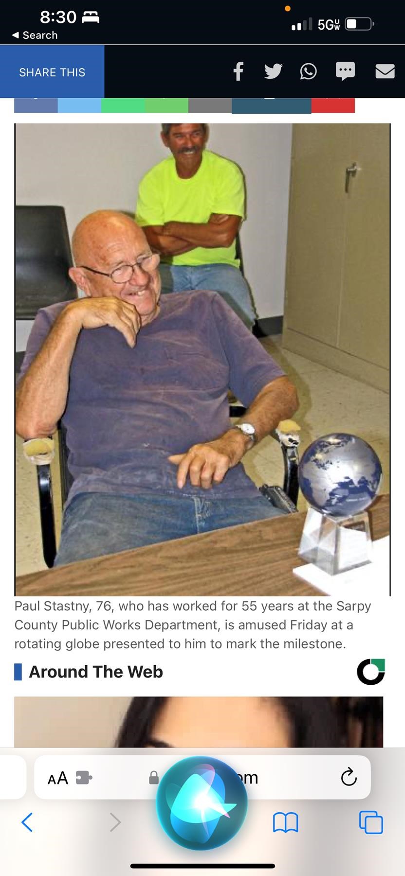 Obituary of Paul W. Stastny