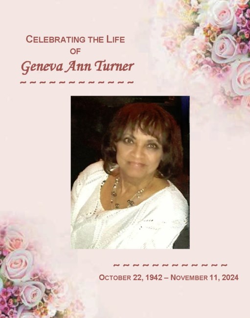 Obituary of Geneva Ann Turner