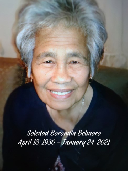 Obituary of Soledad Borondia Belmoro