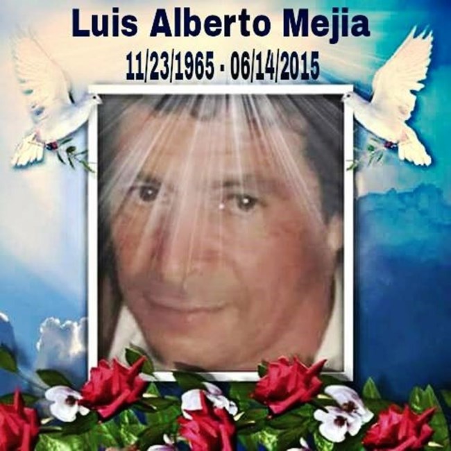 Obituary of Luis Alberto Mejia