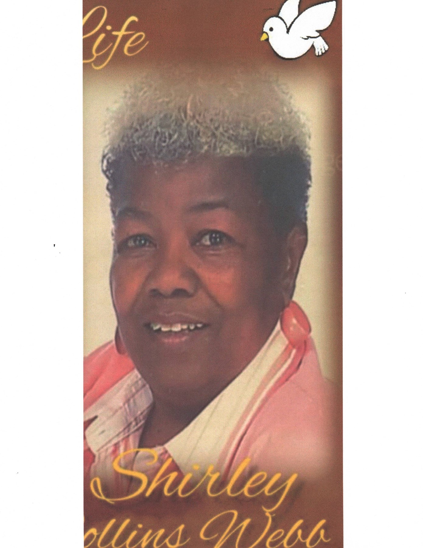 Obituary of Shirley B Webb
