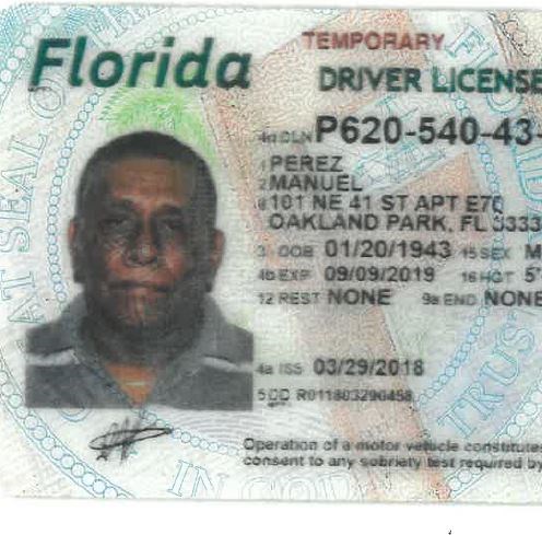 Obituary of Manuel Perez