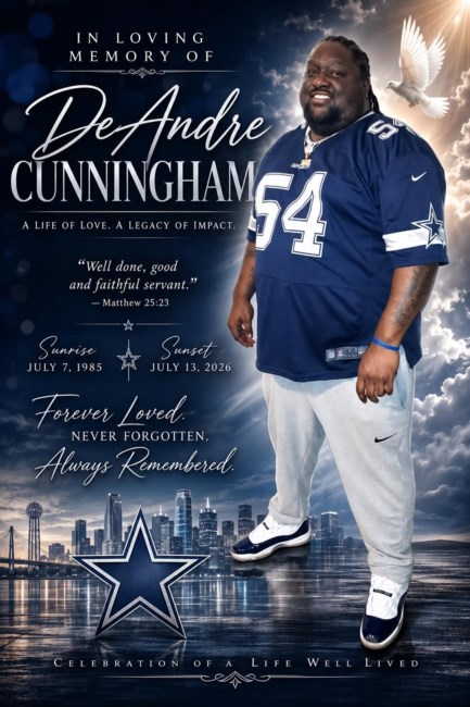 Obituary of De'Andre Cunningham