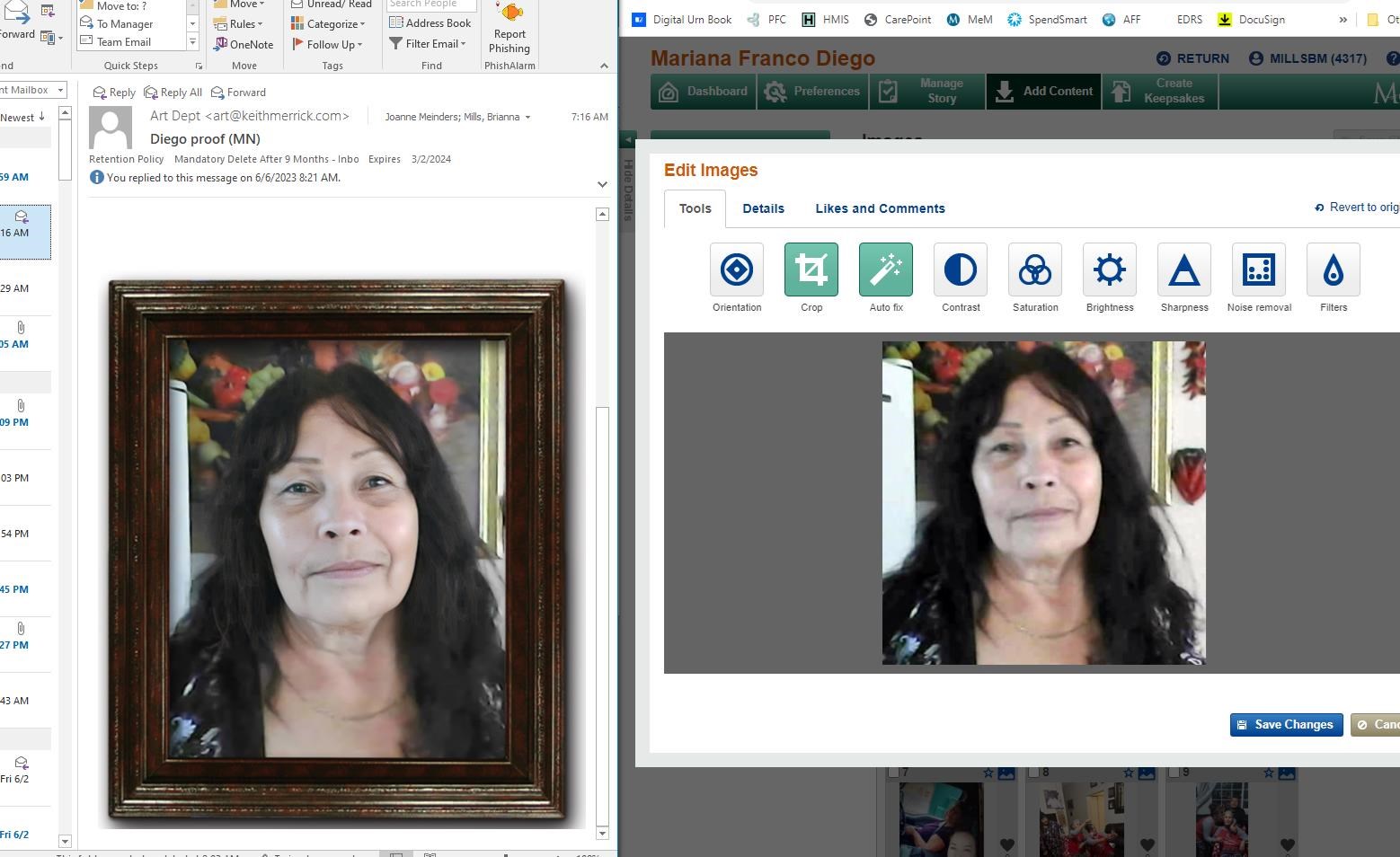 Obituary of Mariana Franco Diego