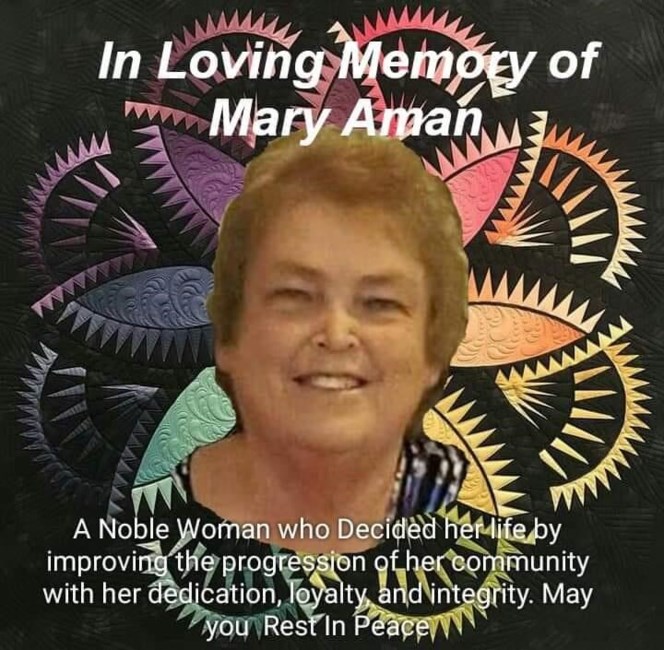 Obituary of Mary Evelyn Aman