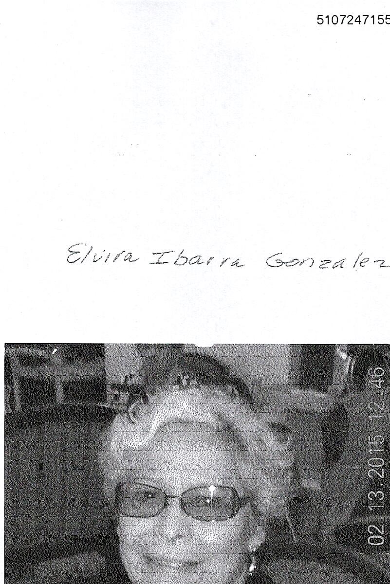 Obituary of Elvira I. Gonzalez