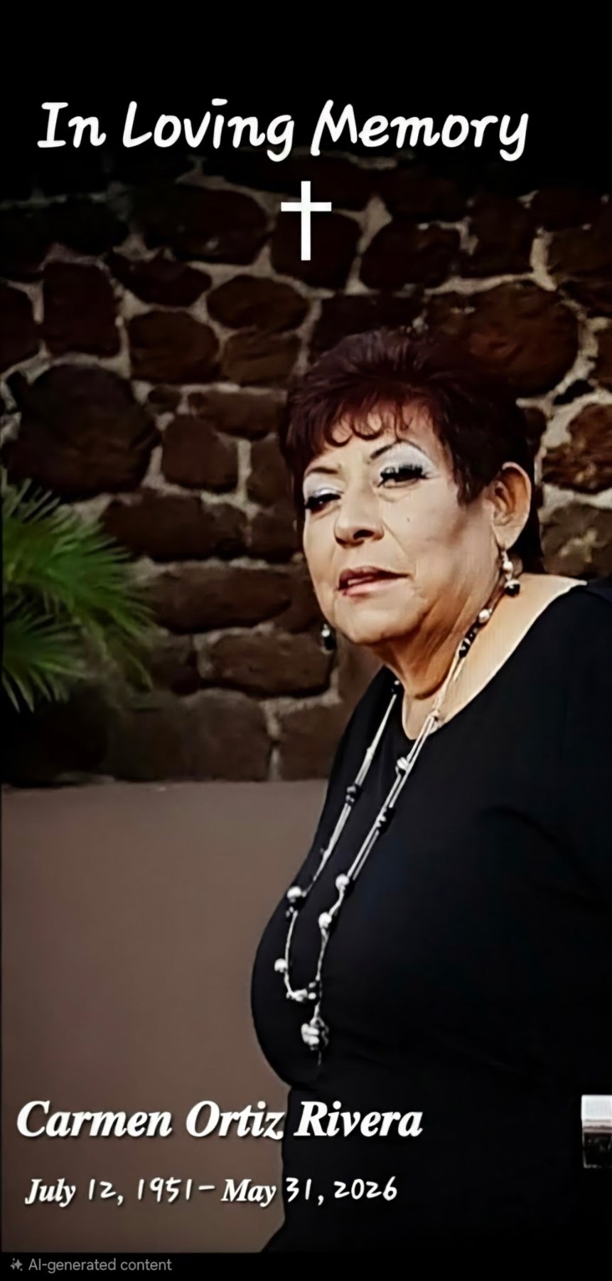 Obituary of Carmen Rivera Ortiz