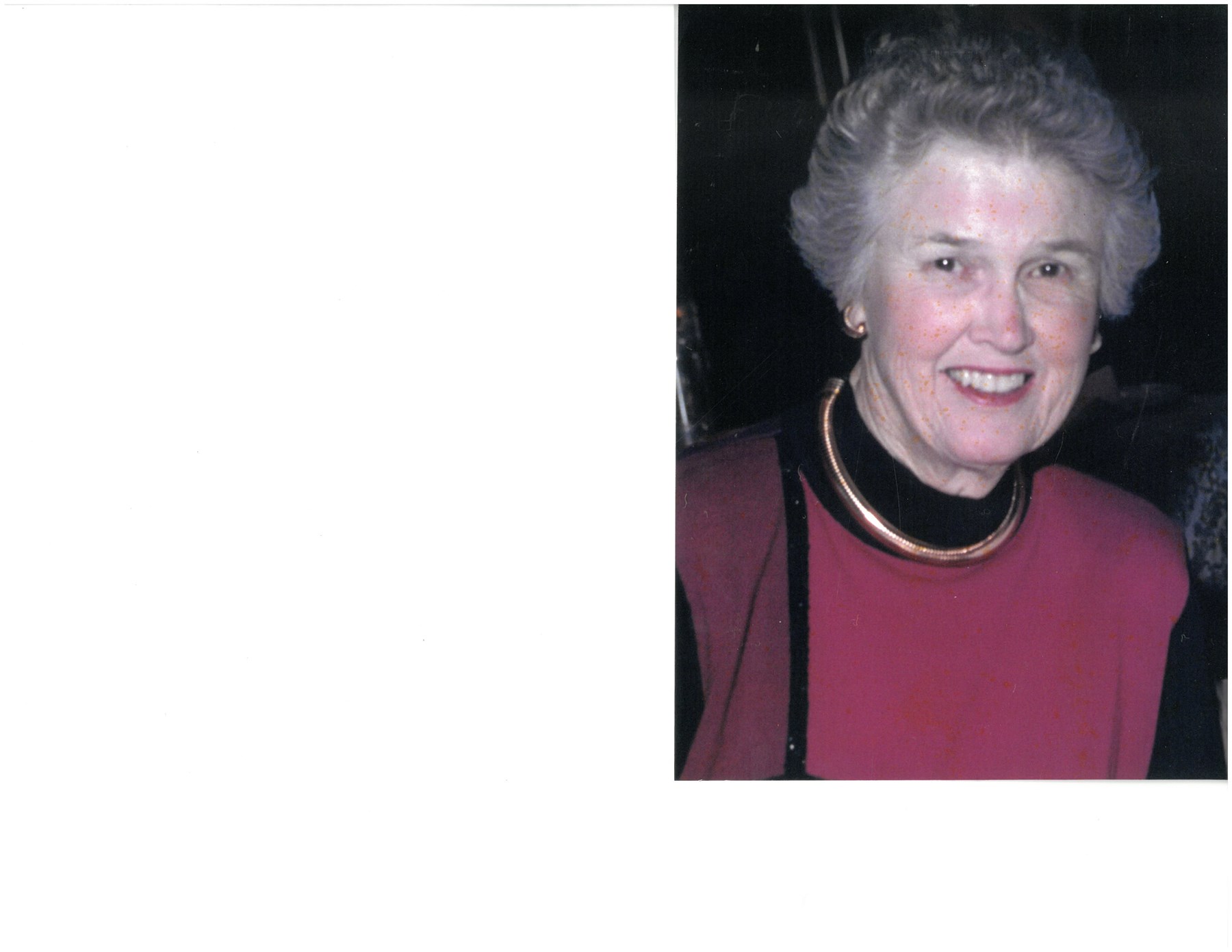 Obituary of Jane Hafner Anderson