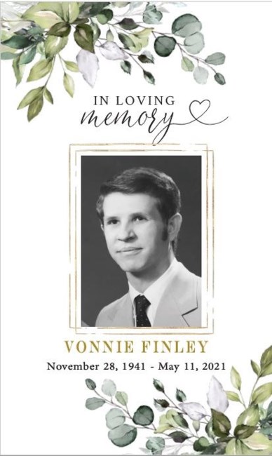 Obituary of Vonnie Kent Finley