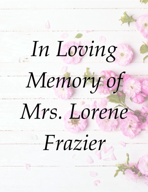 Avis de décès de Lorene Frazier