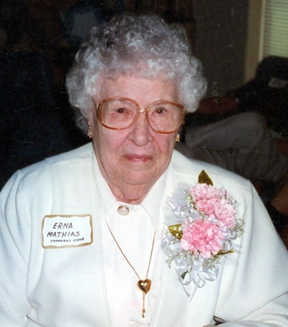 Obituary of Erna Marie Mathias
