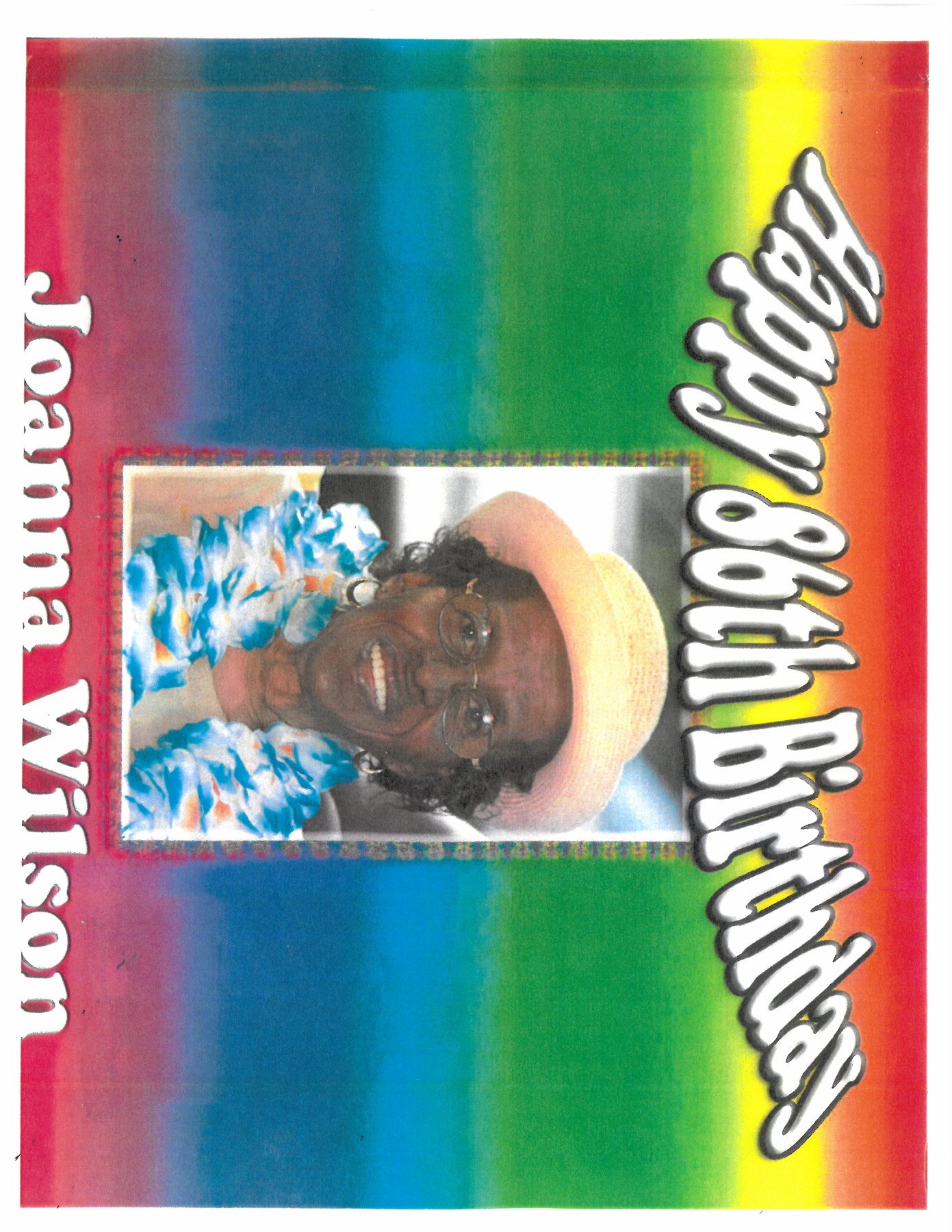 Obituary of Joanna Wilson