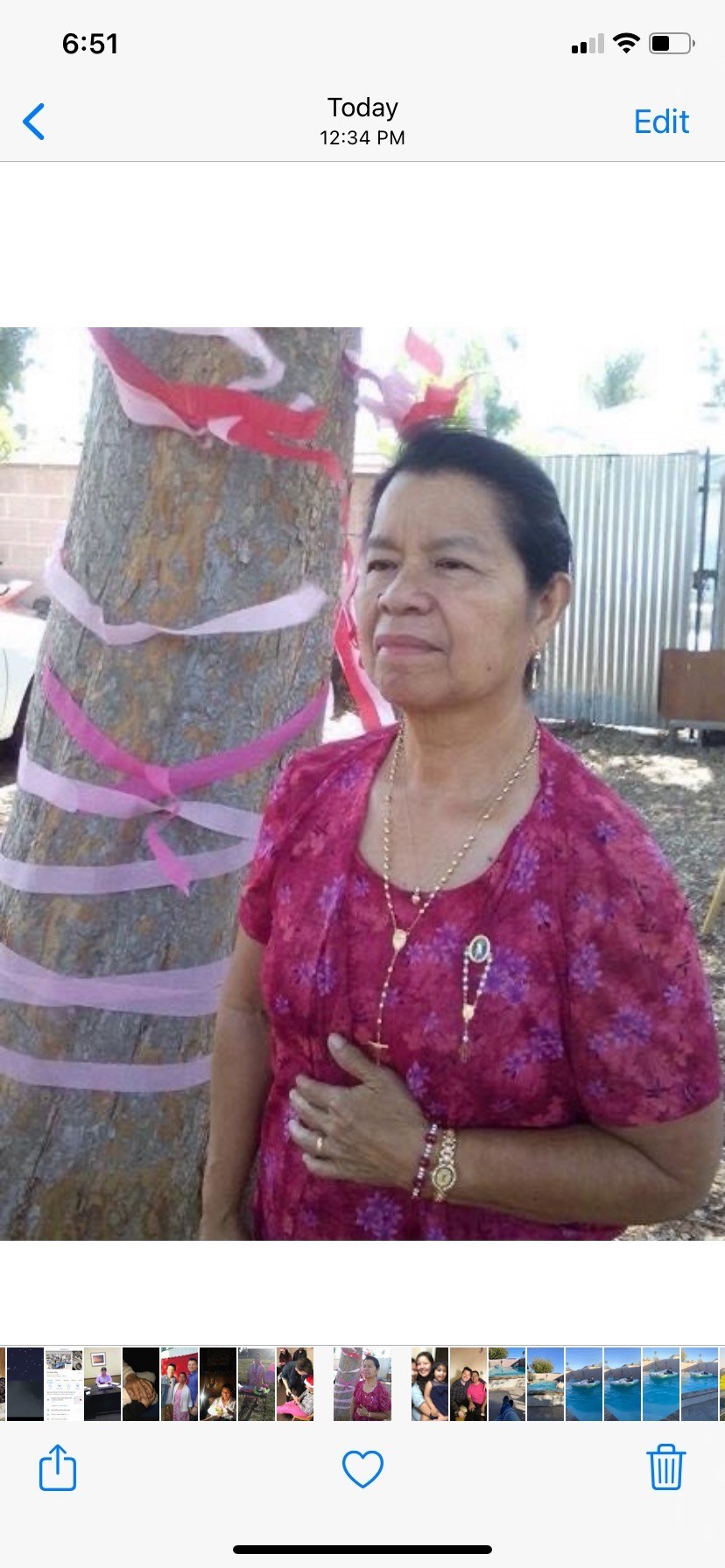 Obituary of Maria Ana Rosado