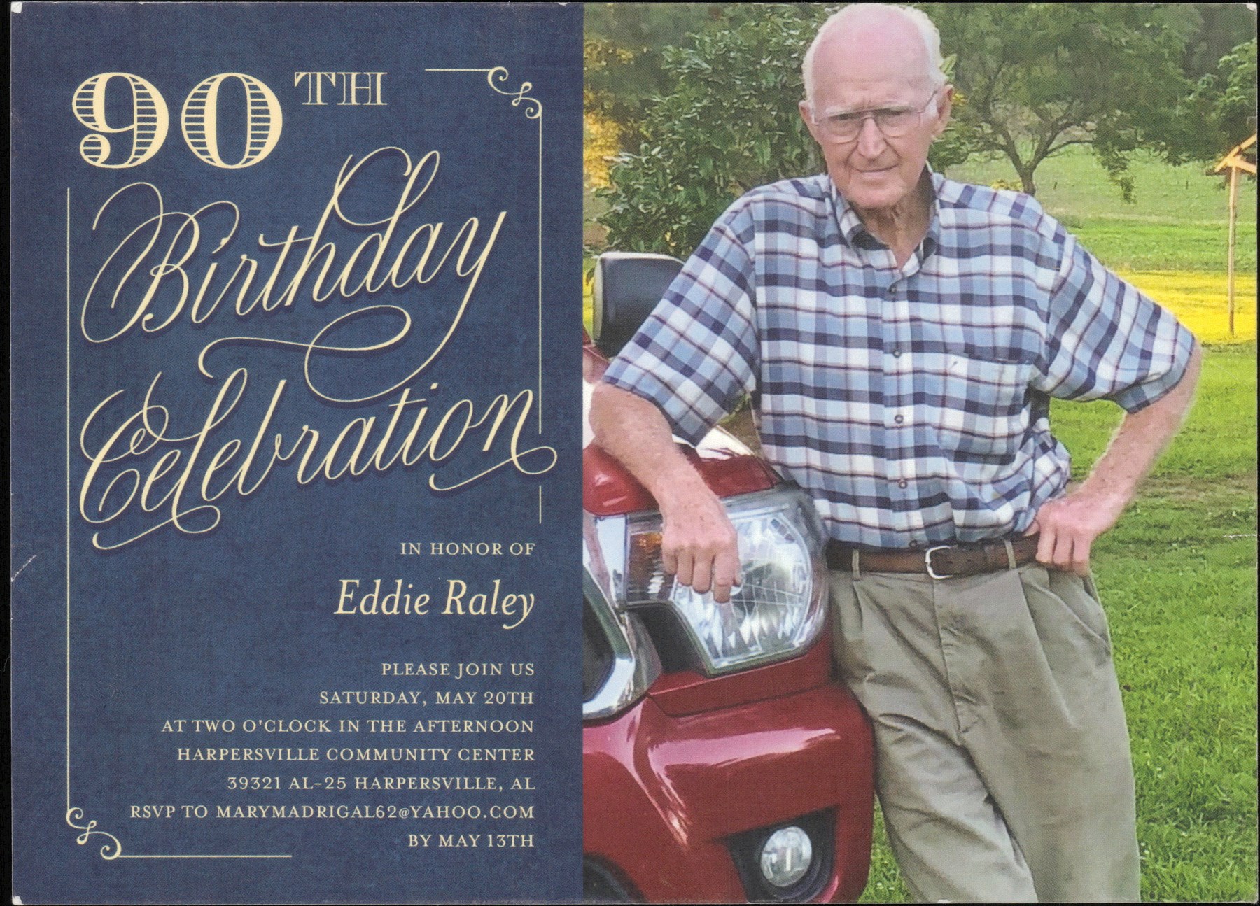 Avis de décès de Eddie E Raley