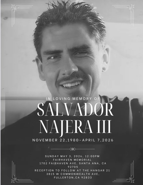 Obituary of Salvador Z Najera