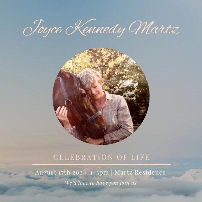 Obituary of Joyce Marie Martz