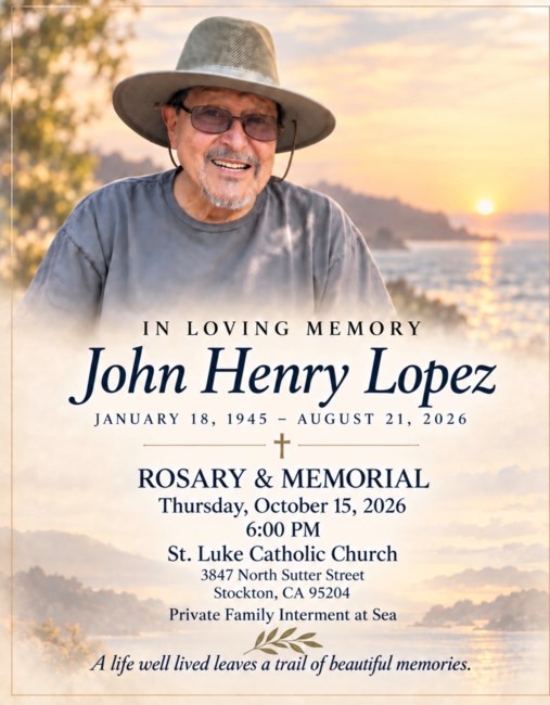 Obituary of John Henry Lopez