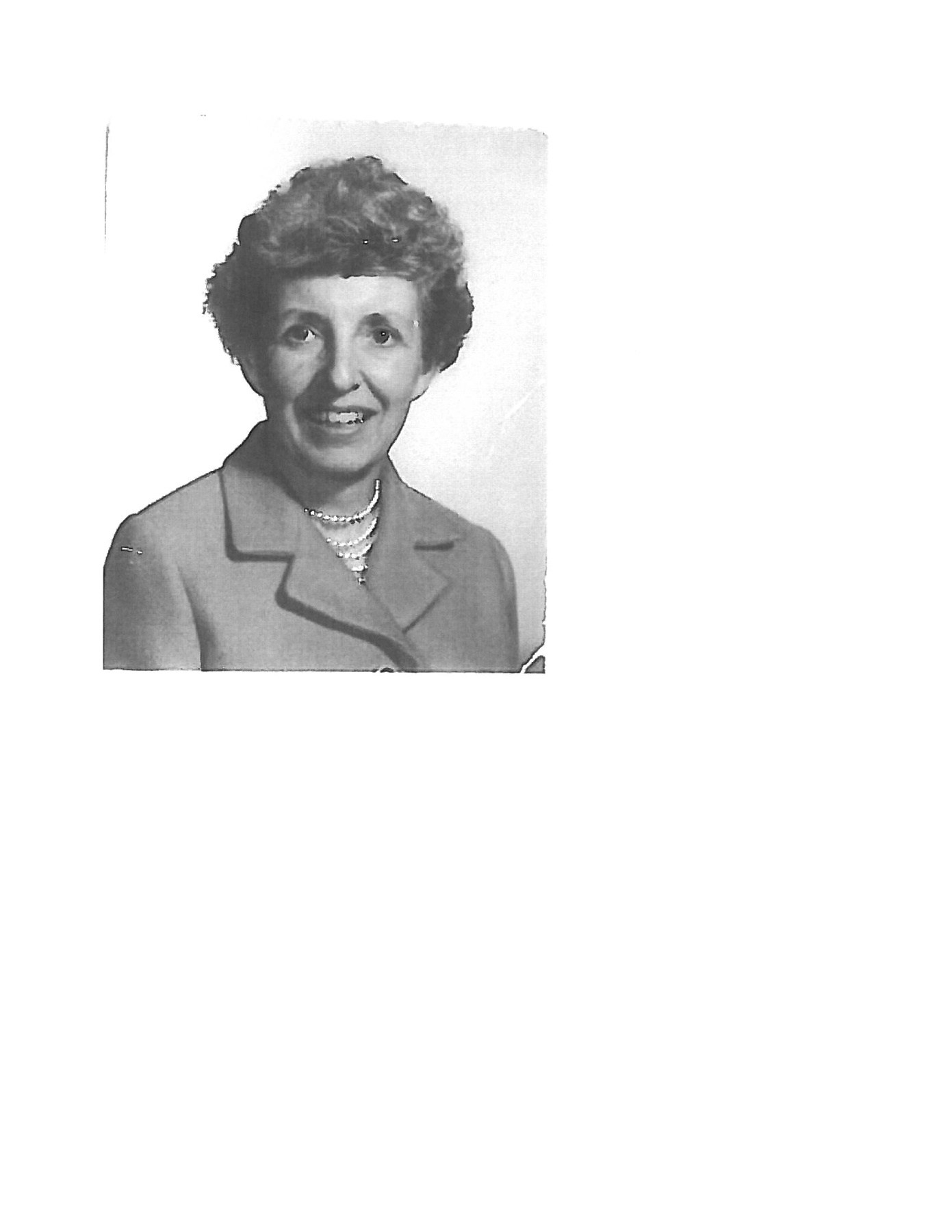 Obituary of Muriel Holmes