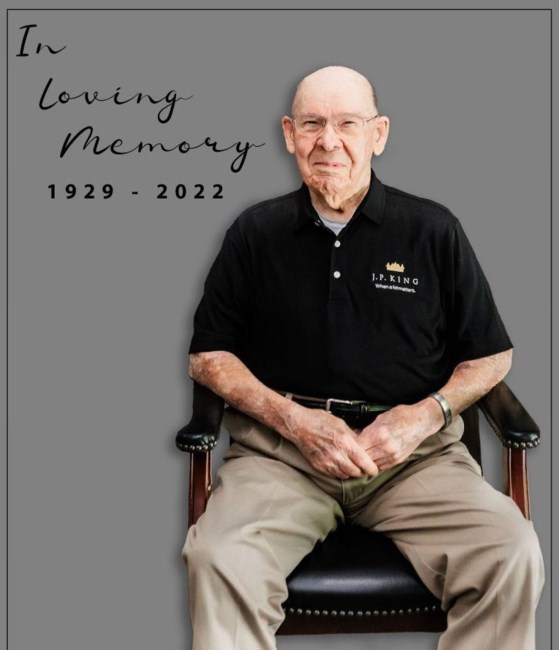 Avis de décès de James Polk "J.P." King III