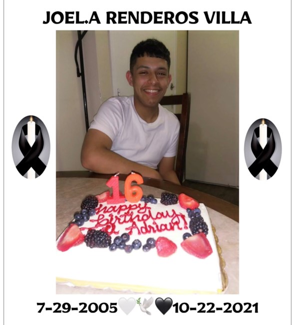 Avis de décès de Joel Adrian Renderos Villa